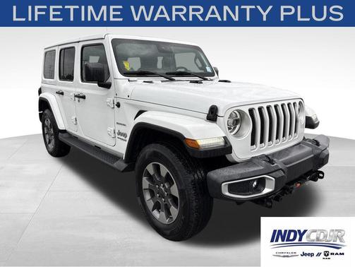 Bright White Clearcoat 2020 Jeep Wrangler Unlimited Sahara