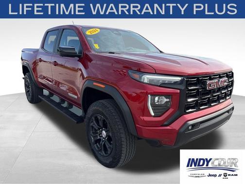 Volcanic Red Tintcoat 2024 GMC Canyon Elevation