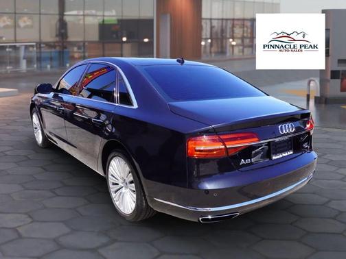 Black 2015 Audi A8 L 4.0T