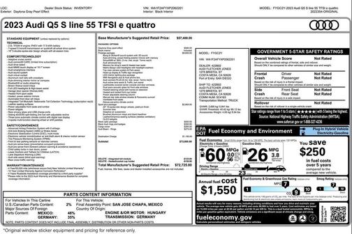 2023 Audi Q5 55 S line Prestige