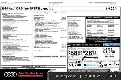 2024 Audi Q5 55 S line Premium Plus