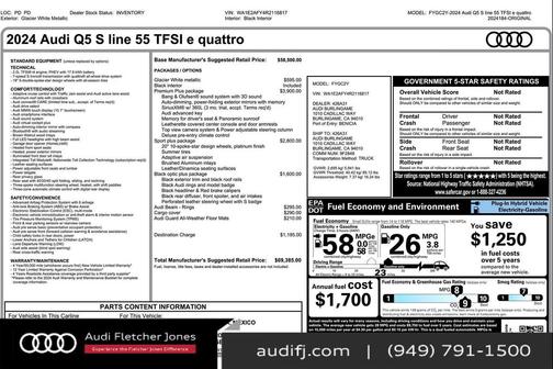 2024 Audi Q5 55 S line Premium Plus