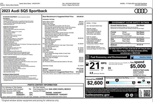 2023 Audi SQ5 3.0T Premium Plus