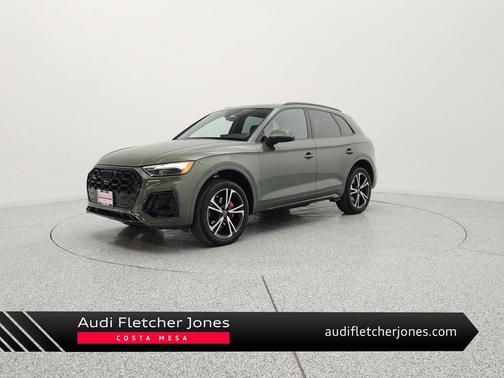 District Green Metallic 2025 Audi Q5 45 S line Premium Plus