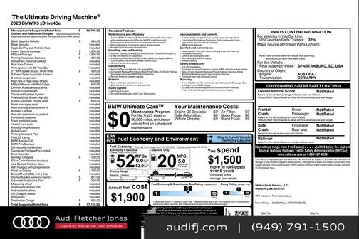 2023 BMW X5 PHEV xDrive45e