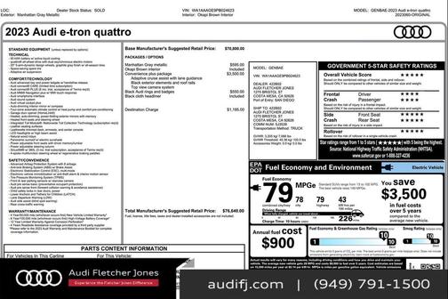 2023 Audi e-tron Premium quattro