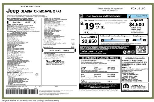 2024 Jeep Gladiator Mojave X