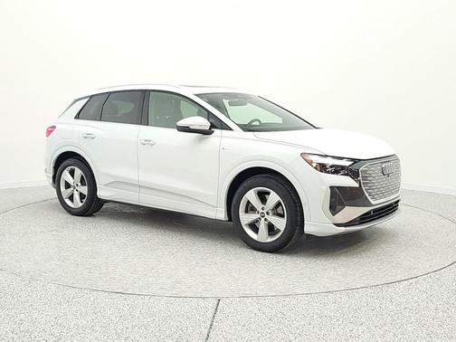 Glacier White Metallic 2024 Audi Q4 e-tron Premium Plus 55 quattro