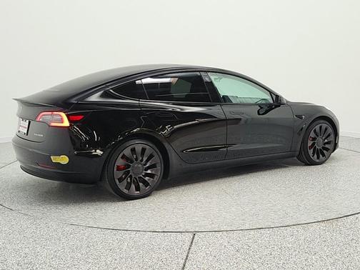 Solid Black 2021 Tesla Model 3 Performance