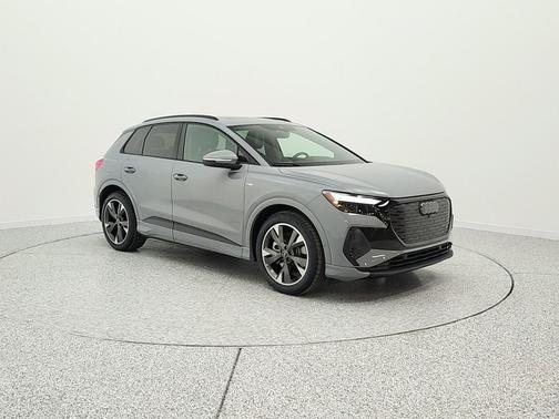 Pebble Gray 2024 Audi Q4 e-tron Premium Plus 55 quattro