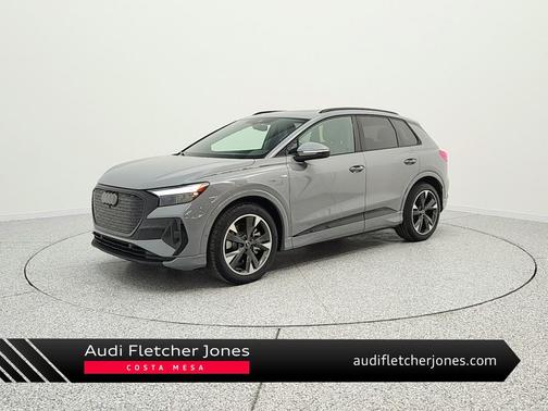 Pebble Gray 2024 Audi Q4 e-tron Premium Plus 55 quattro