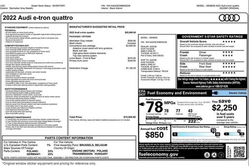 2022 Audi e-tron Premium