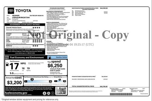 2024 Toyota 4Runner TRD Off Road