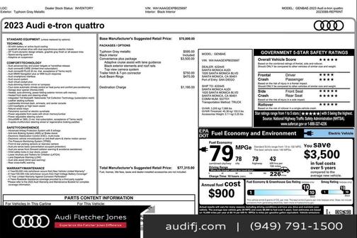 2023 Audi e-tron Premium quattro