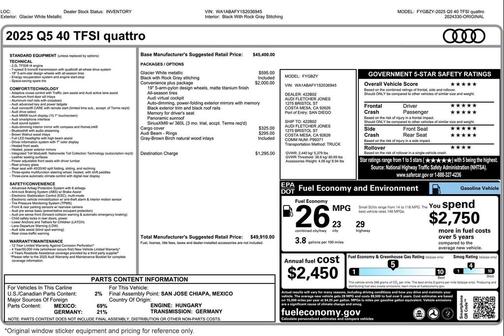 2025 Audi Q5 40 Premium