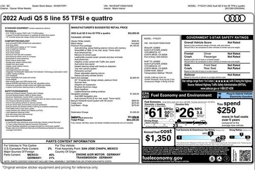 2022 Audi Q5 55 S line Premium Plus