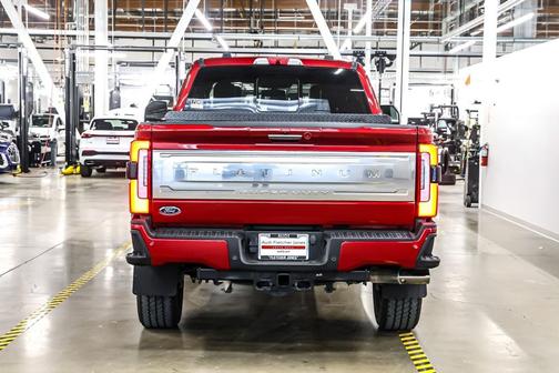 Rapid Red Metallic Tinted Clearcoat 2024 Ford F-350 Platinum