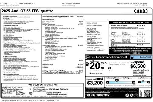 2025 Audi Q7 55 Premium Plus