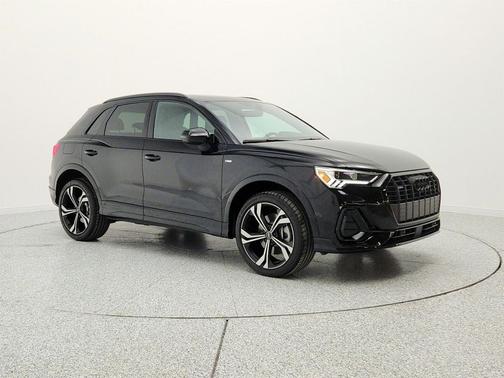 Mythos Black Metallic 2024 Audi Q3 45 S line Premium Plus