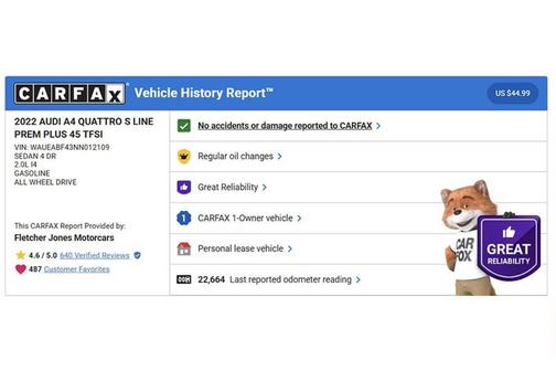 2022 Audi A4 45 S line Premium Plus