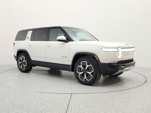 Glacier White 2023 Rivian R1S Adventure