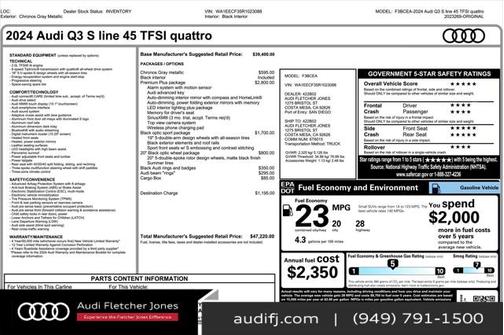 2024 Audi Q3 45 S line Premium Plus