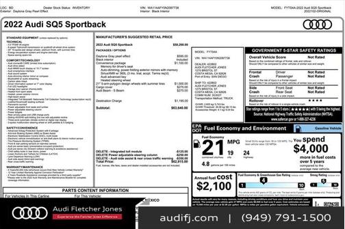 2022 Audi SQ5 3.0T Premium