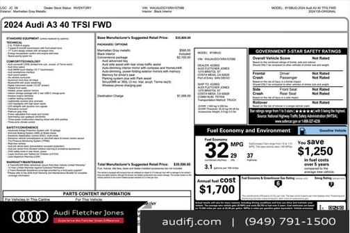2024 Audi A3 Premium