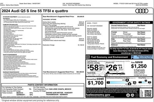 2024 Audi Q5 55 S line Premium Plus