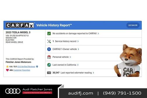 2023 Tesla Model 3 Standard Range