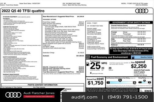 2022 Audi Q5 40 Premium Plus