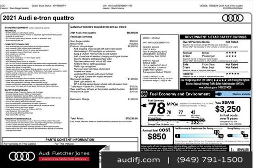 2021 Audi e-tron Premium Plus