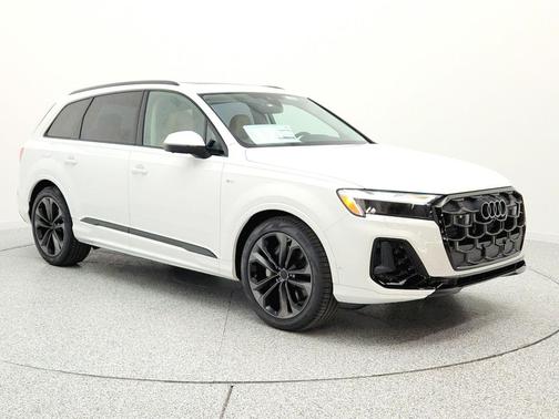 Carrara White 2026 Audi Q7 55 Premium Plus