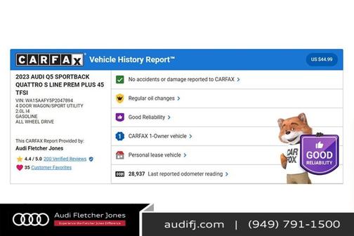 2023 Audi Q5 45 S line Premium Plus