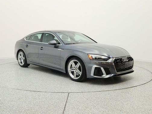 Daytona Gray Metallic 2022 Audi A5 Sportback 45 S Line Premium