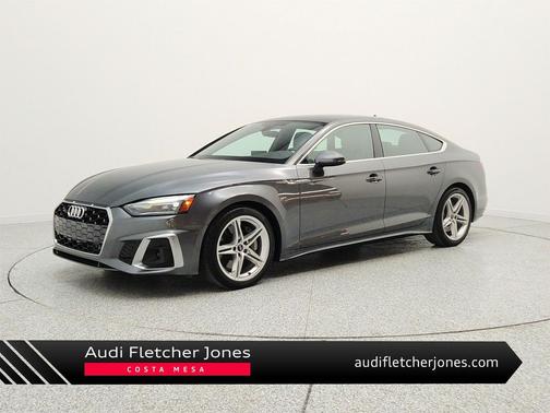Daytona Gray Metallic 2022 Audi A5 Sportback 45 S Line Premium