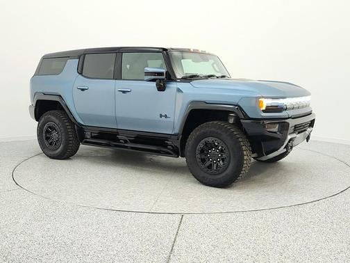 Neptune Blue Matte 2024 GMC HUMMER EV SUV 3X