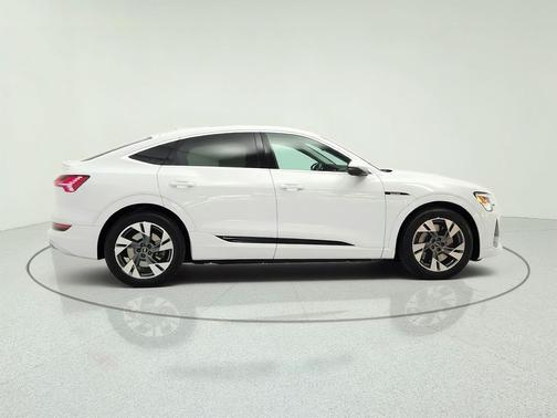 Glacier White Metallic 2022 Audi e-tron Sportback S line Premium