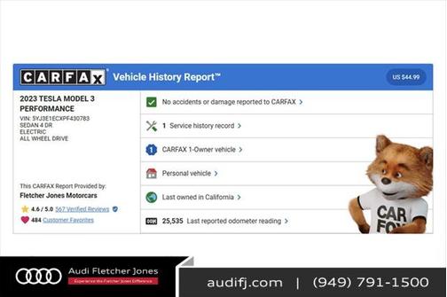 2023 Tesla Model 3 Performance