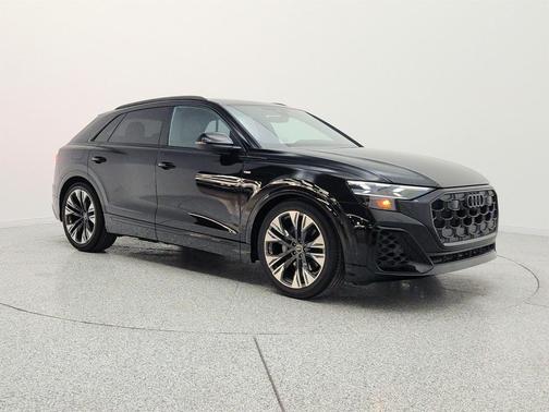 Mythos Black Metallic 2025 Audi Q8 55 Prestige