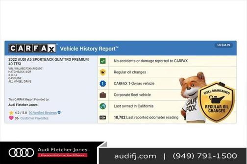 2022 Audi A5 Sportback Premium