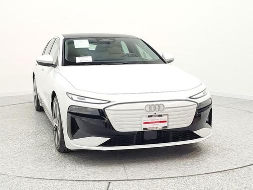 Glacier White Metallic 2025 Audi A6 e-tron Prestige