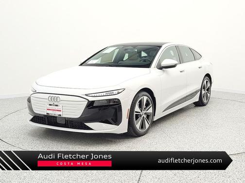 Glacier White Metallic 2025 Audi A6 e-tron Prestige