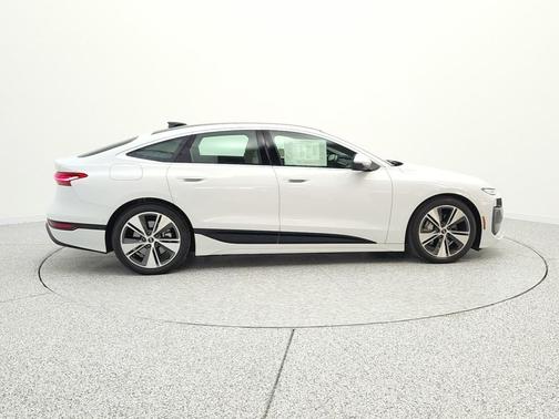 Glacier White Metallic 2025 Audi A6 e-tron Prestige