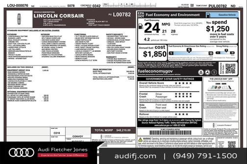 2023 Lincoln Corsair Standard