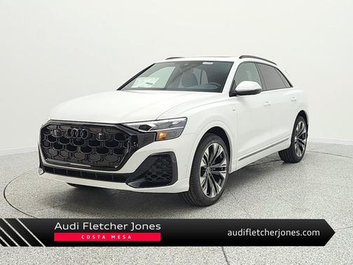 Glacier White Metallic 2026 Audi Q8 55 Premium Plus
