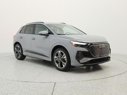 Pebble Gray 2024 Audi Q4 e-tron Premium 55 quattro