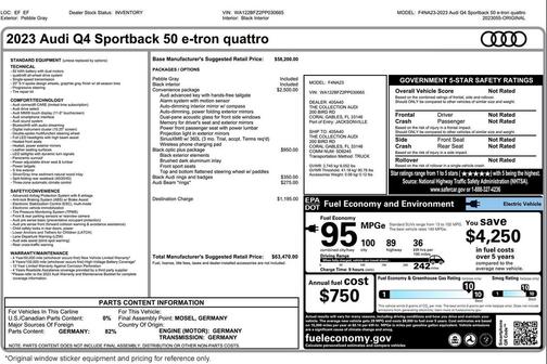 2023 Audi Q4 e-tron Premium 50 quattro