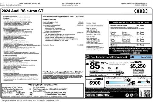 2024 Audi RS e-tron GT quattro