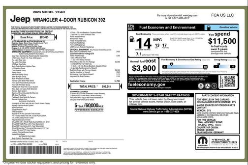 2023 Jeep Wrangler Rubicon 392